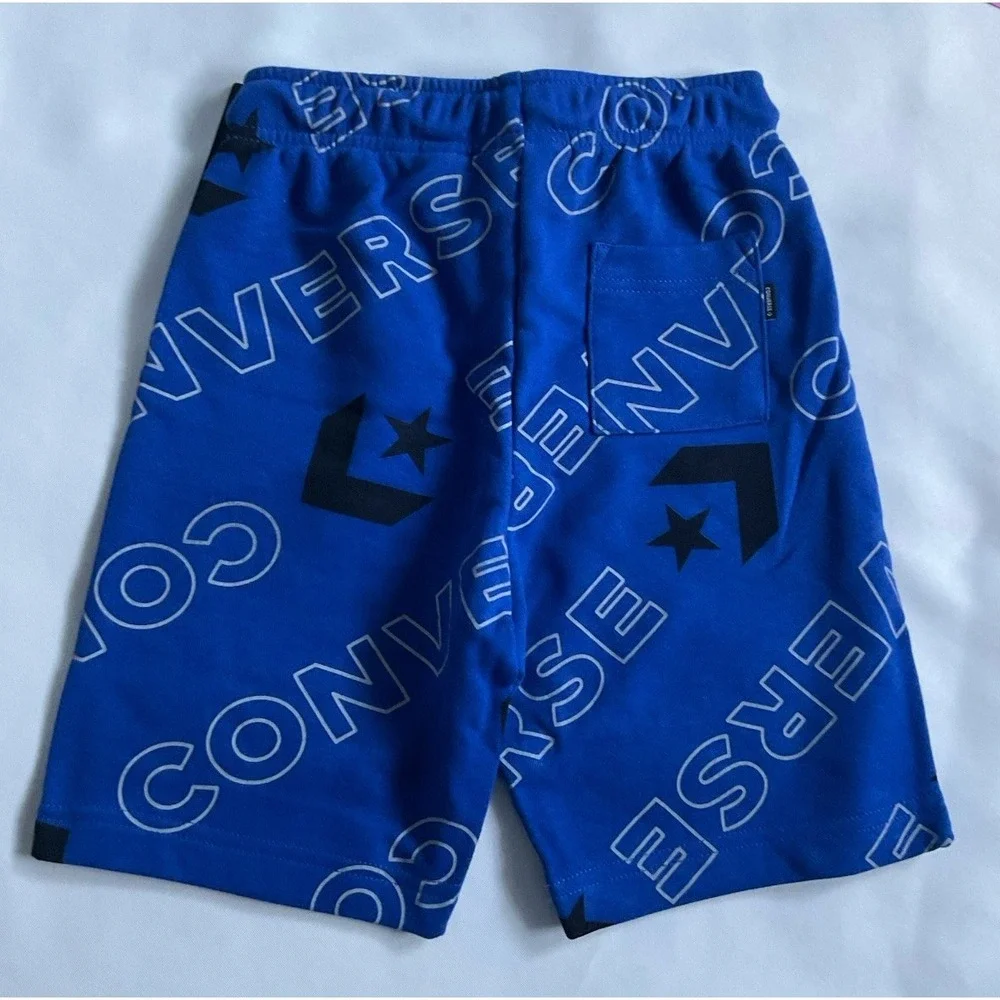 Converse Boys Fleece Short Blue Size S 8-10